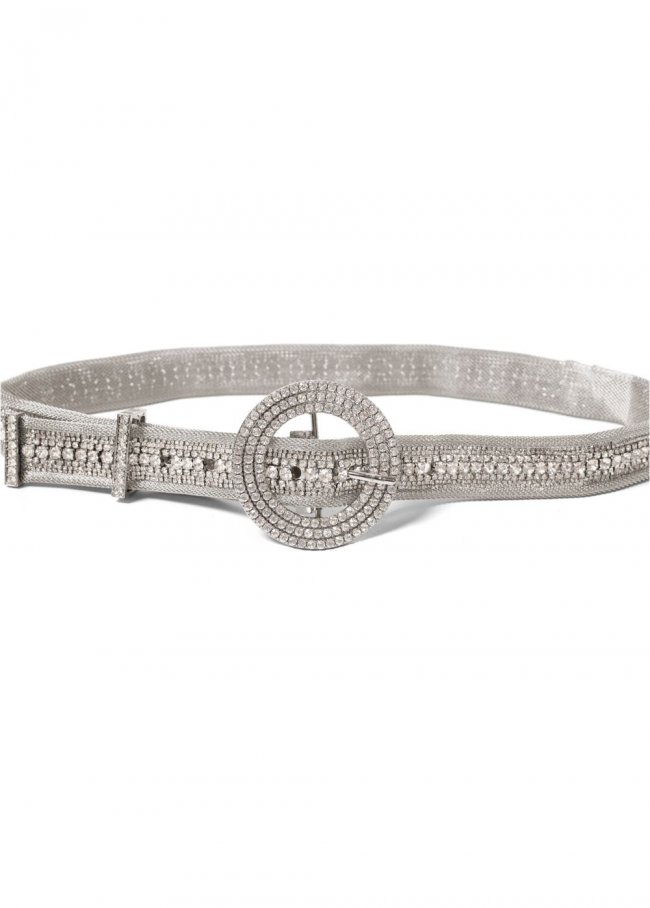 Venus Rhinestone Metal Belt in Silver Venus Rhinestone Metal Belt in Silver