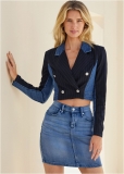 Venus Medium Wash DENIM MINI SKIRT Venus Medium Wash DENIM MINI SKIRT