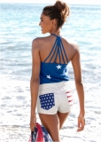 Venus Strappy Tank in Blue & White Venus Strappy Tank in Blue & White