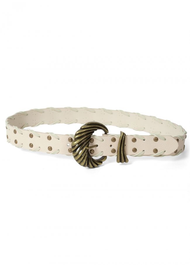 Venus Aurora Studded Woven Belt in Natural Multi Venus Aurora Studded Woven Belt in Natural Multi