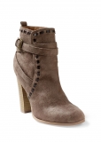 Venus Wrap Stitch Detail Booties in Taupe Venus Wrap Stitch Detail Booties in Taupe
