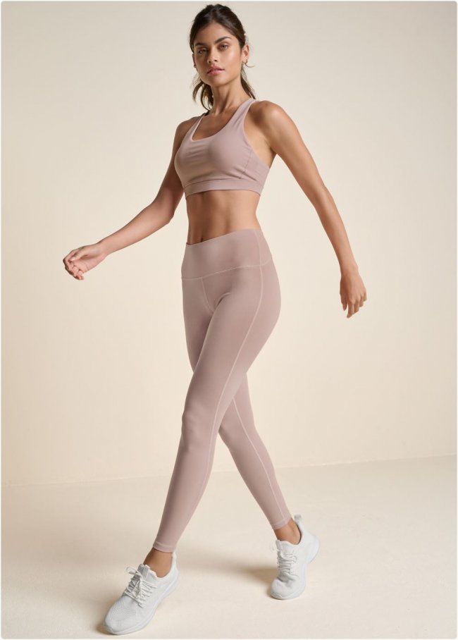 Venus High-Rise Legging in Tan Venus High-Rise Legging in Tan