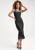 Venus Fringe Bandage Dress - Black Venus Fringe Bandage Dress - Black
