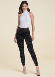 Venus Black & Silver GLITTER PRINT LEGGINGS Venus Black & Silver GLITTER PRINT LEGGINGS