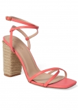 Venus Lori Block Heel Sandals in Coral Venus Lori Block Heel Sandals in Coral