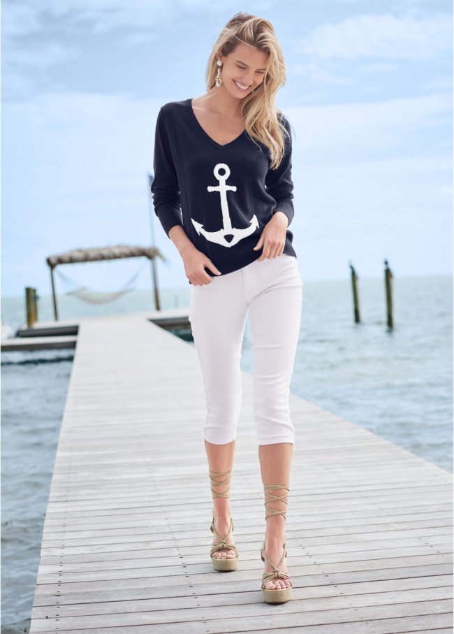 Venus Capri Jeans in White Venus Capri Jeans in White