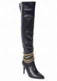 Venus Chain High Heel Boots in Black Venus Chain High Heel Boots in Black