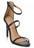 Venus High Heel Strappy Sandals in Black Venus High Heel Strappy Sandals in Black