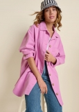 Venus Oversized Utility Shacket in Pink Venus Oversized Utility Shacket in Pink