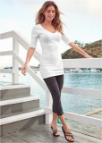 Venus Black & Grey TWO-PACK CROPPED LEGGINGS Venus Black & Grey TWO-PACK CROPPED LEGGINGS