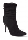 Venus Slouchy Pointed Toe Booties in Black Venus Slouchy Pointed Toe Booties in Black