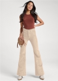 Venus Cream CORDUROY FLARED PANTS Venus Cream CORDUROY FLARED PANTS