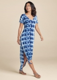 Venus Casual T-Shirt Maxi Dress - Navy Multi Venus Casual T-Shirt Maxi Dress - Navy Multi