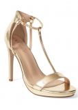 Venus T-Strap Heels in Gold Venus T-Strap Heels in Gold
