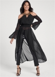 Venus Embellished Maxi Top in Black Venus Embellished Maxi Top in Black