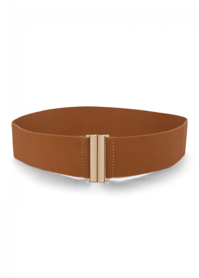 Venus Stretch Waist Belt in Tan Venus Stretch Waist Belt in Tan
