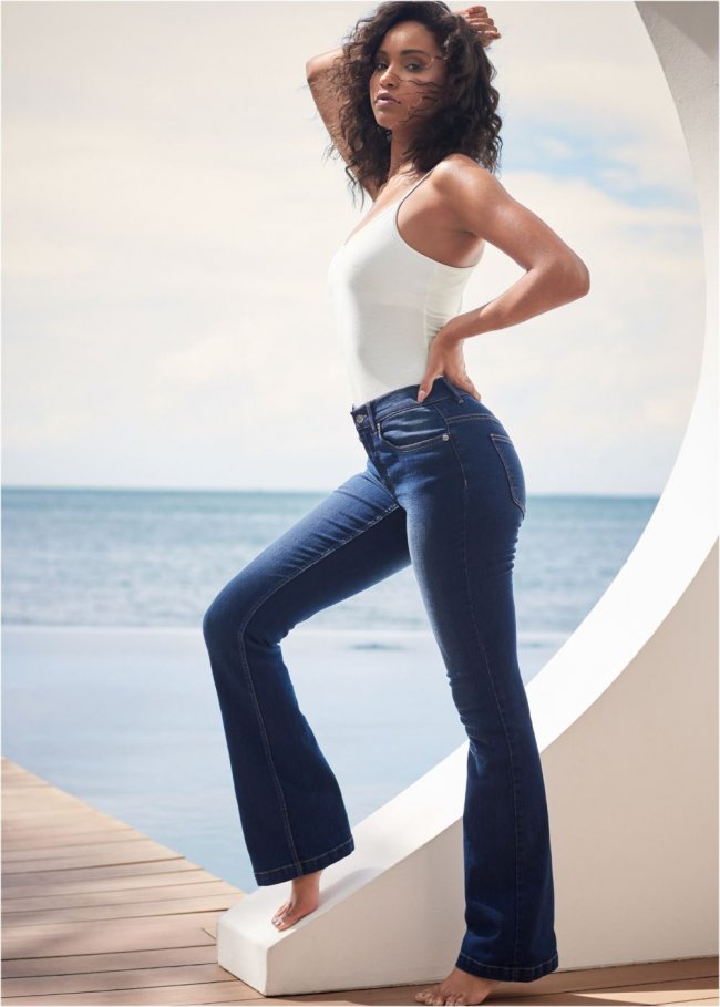 Venus Bootcut Jeans in Dark Wash Venus Bootcut Jeans in Dark Wash