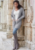 Venus VENUS | Oversized Cardigan in Light Grey Venus VENUS | Oversized Cardigan in Light Grey