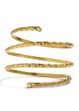 Venus Etched Metal Upper Arm Band in Gold Venus Etched Metal Upper Arm Band in Gold