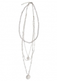 Venus Layered Paperclip Necklace in Silver Venus Layered Paperclip Necklace in Silver