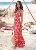 Venus Geometric Print Maxi Dress - Pink Multi Venus Geometric Print Maxi Dress - Pink Multi