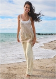 Venus Linen Drawstring Pants in Sand Venus Linen Drawstring Pants in Sand
