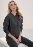 Venus Comfort Knit Sweatshirt in Black Venus Comfort Knit Sweatshirt in Black