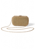 Venus Jeweled Embellished Clutch in Gold Multi Venus Jeweled Embellished Clutch in Gold Multi