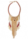 Venus Tassel Beaded Necklace in Glare Venus Tassel Beaded Necklace in Glare