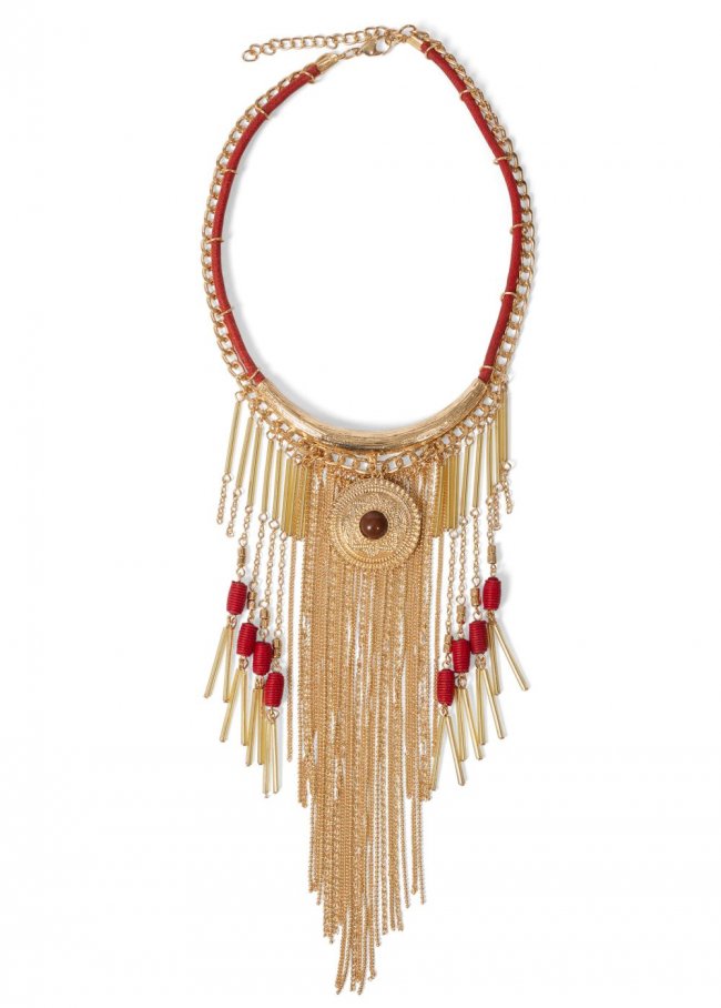 Venus Tassel Beaded Necklace in Glare Venus Tassel Beaded Necklace in Glare
