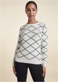 Venus VENUS | Pearl Embellished Sweater in White Multi Venus VENUS | Pearl Embellished Sweater in White Multi