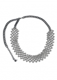 Venus Rhinestone Chain Belt in Black Multi Venus Rhinestone Chain Belt in Black Multi