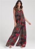 Venus Animal Print Jumpsuit in Brown Multi Venus Animal Print Jumpsuit in Brown Multi