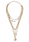 Venus Layered Coin Detail Choker in Gold Venus Layered Coin Detail Choker in Gold