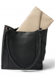 Venus Clutch Shoulder Bag Combo in Black & Cream Venus Clutch Shoulder Bag Combo in Black & Cream