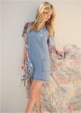 Venus Chambray Mini Dress - Light Wash Venus Chambray Mini Dress - Light Wash