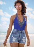 Venus Distressed Jean Shorts - Medium Wash Venus Distressed Jean Shorts - Medium Wash