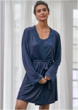Venus Navy & Gold TWILIGHT ROBE Venus Navy & Gold TWILIGHT ROBE