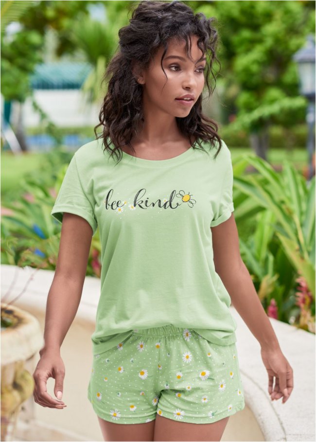 Venus Sage Showers SHORTS PAJAMA SET Venus Sage Showers SHORTS PAJAMA SET