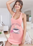 Venus Pink Multi Lace Back Nightgown Venus Pink Multi Lace Back Nightgown