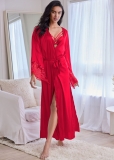 Venus Red LONG SLEEVE MAXI ROBE Venus Red LONG SLEEVE MAXI ROBE