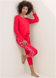Venus Red Multi LONG SLEEVE PAJAMA SET Venus Red Multi LONG SLEEVE PAJAMA SET