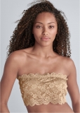 Venus Natural Beauty Lace Bandeau in Tan Venus Natural Beauty Lace Bandeau in Tan