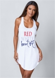 Venus White Multi Lace Back Nightgown Venus White Multi Lace Back Nightgown
