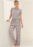 Venus Santas Hat SHORT SLEEVE PAJAMA SET Venus Santas Hat SHORT SLEEVE PAJAMA SET