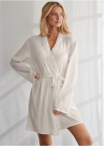 Venus White Multi COZY ROBE Venus White Multi COZY ROBE