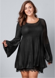 Venus Plus Size Boho Sweater Dress Venus Plus Size Boho Sweater Dress