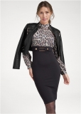 Venus Plus Size Belted Pencil-Skirt Dress Venus Plus Size Belted Pencil-Skirt Dress