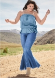 Venus Plus Size Tassel Detail Strapless Top Venus Plus Size Tassel Detail Strapless Top