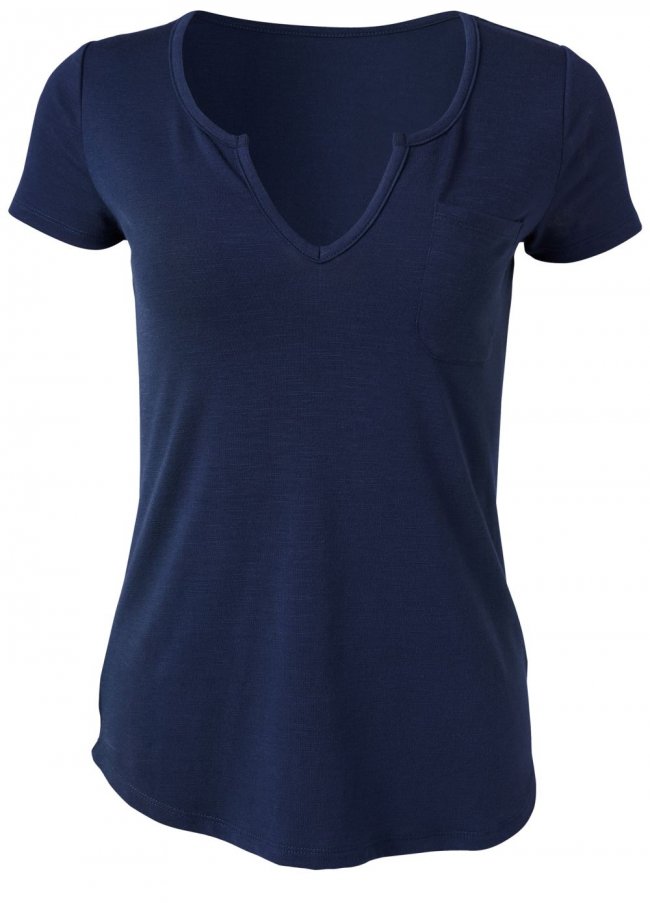 Venus Plus Size Casual Pocket Tee Venus Plus Size Casual Pocket Tee
